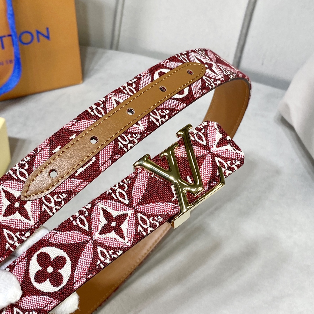 Best Replica Quality
 Louis Vuitton Belts Gold Women Canvas