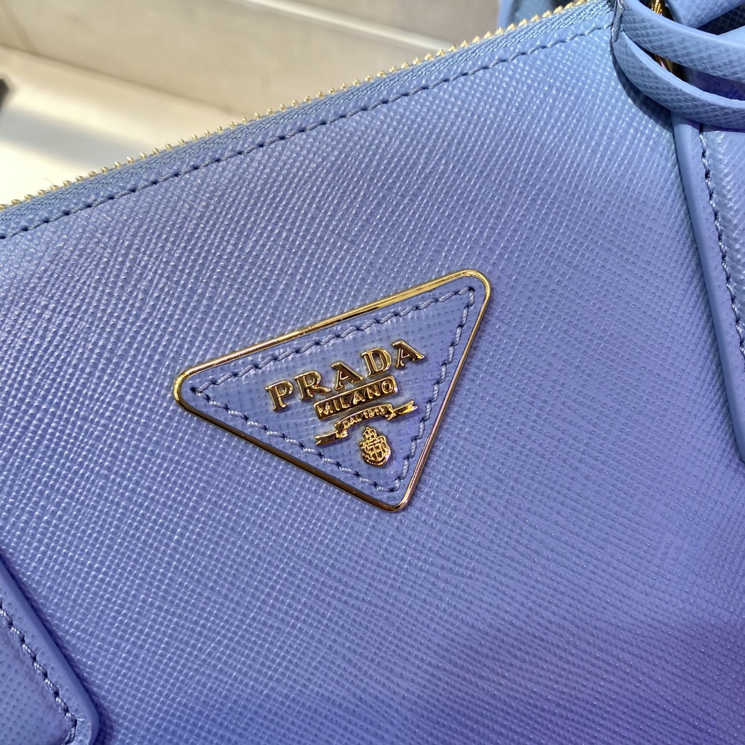 PRADA普拉达进口十字纹牛皮杀手包1BA863