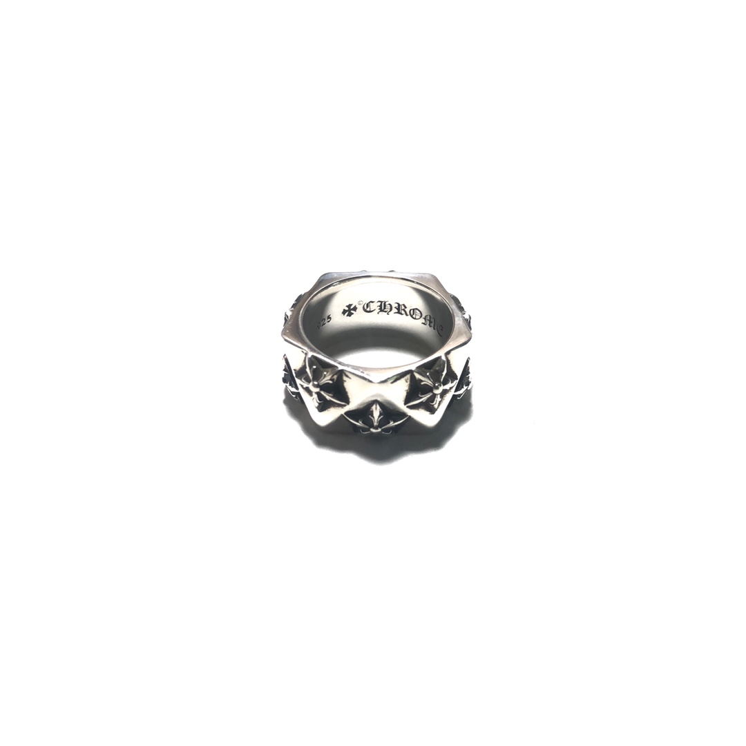 Chrome Hearts 开版 独家拍摄 （MZ）Chrome hearts 克罗心菱形五角星戒指