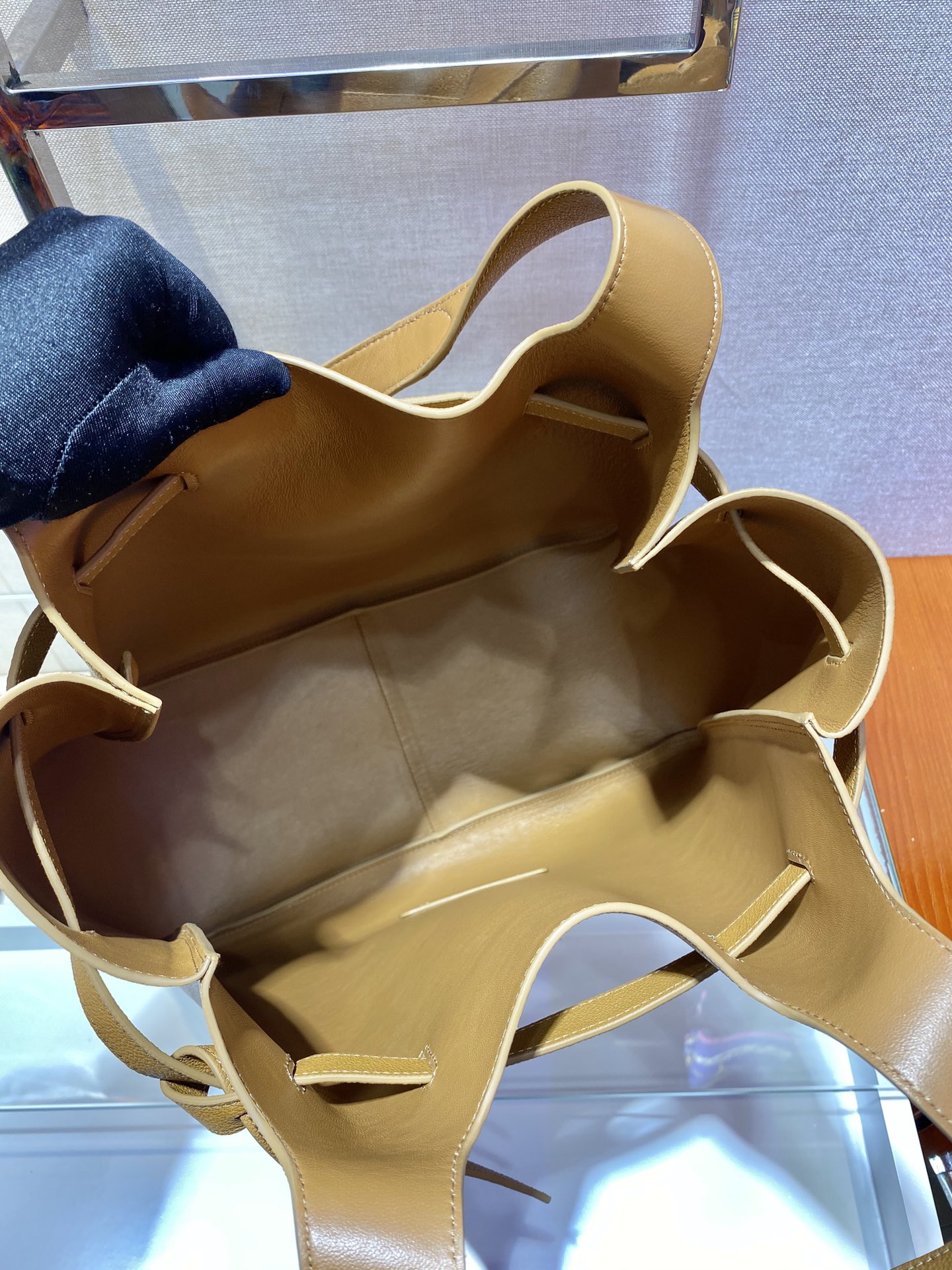 PRADA普拉达柔软鹿皮新款购物袋1BG339