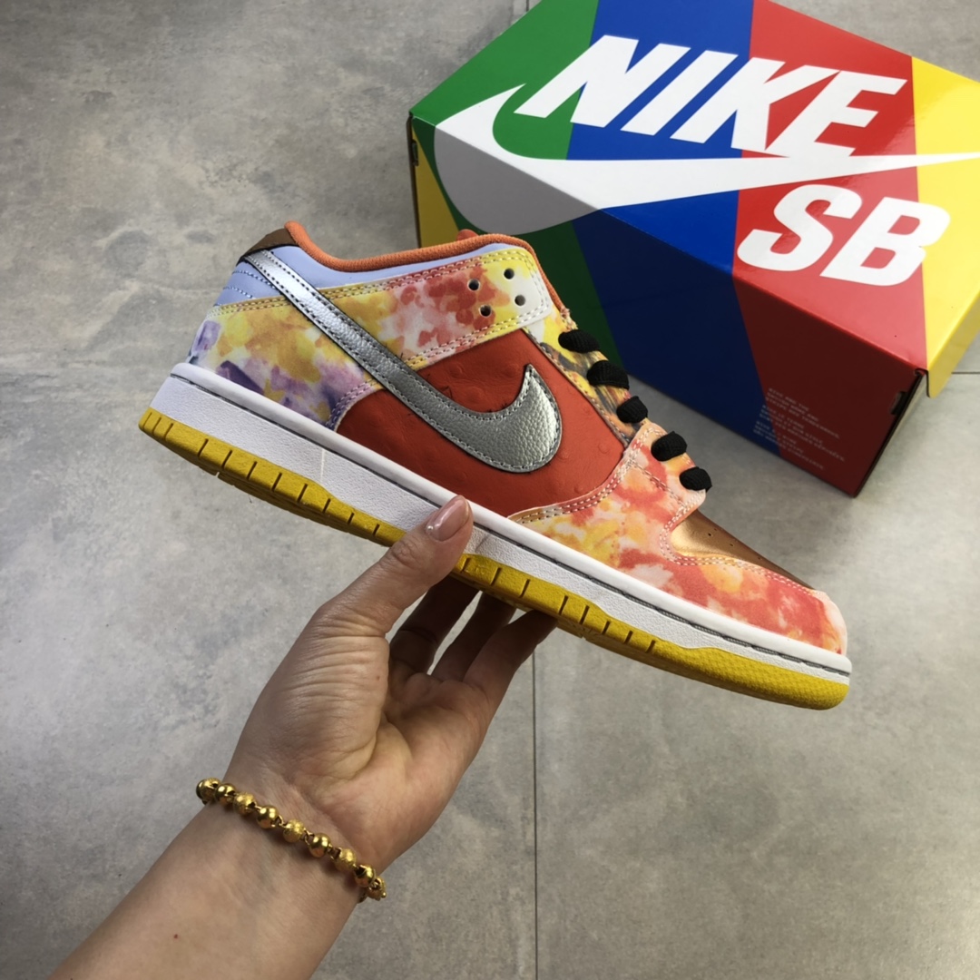 380 YH版本 Nike Dunk SB Low CNY 低帮运动休闲板鞋 扎染鸳鸯 CV1628-800
