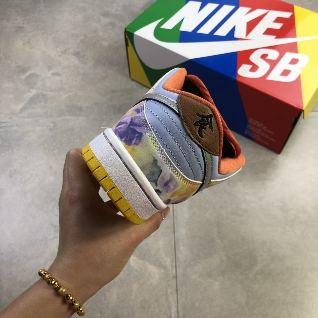 380 YH版本 Nike Dunk SB Low CNY 低帮运动休闲板鞋 扎染鸳鸯 CV1628-800