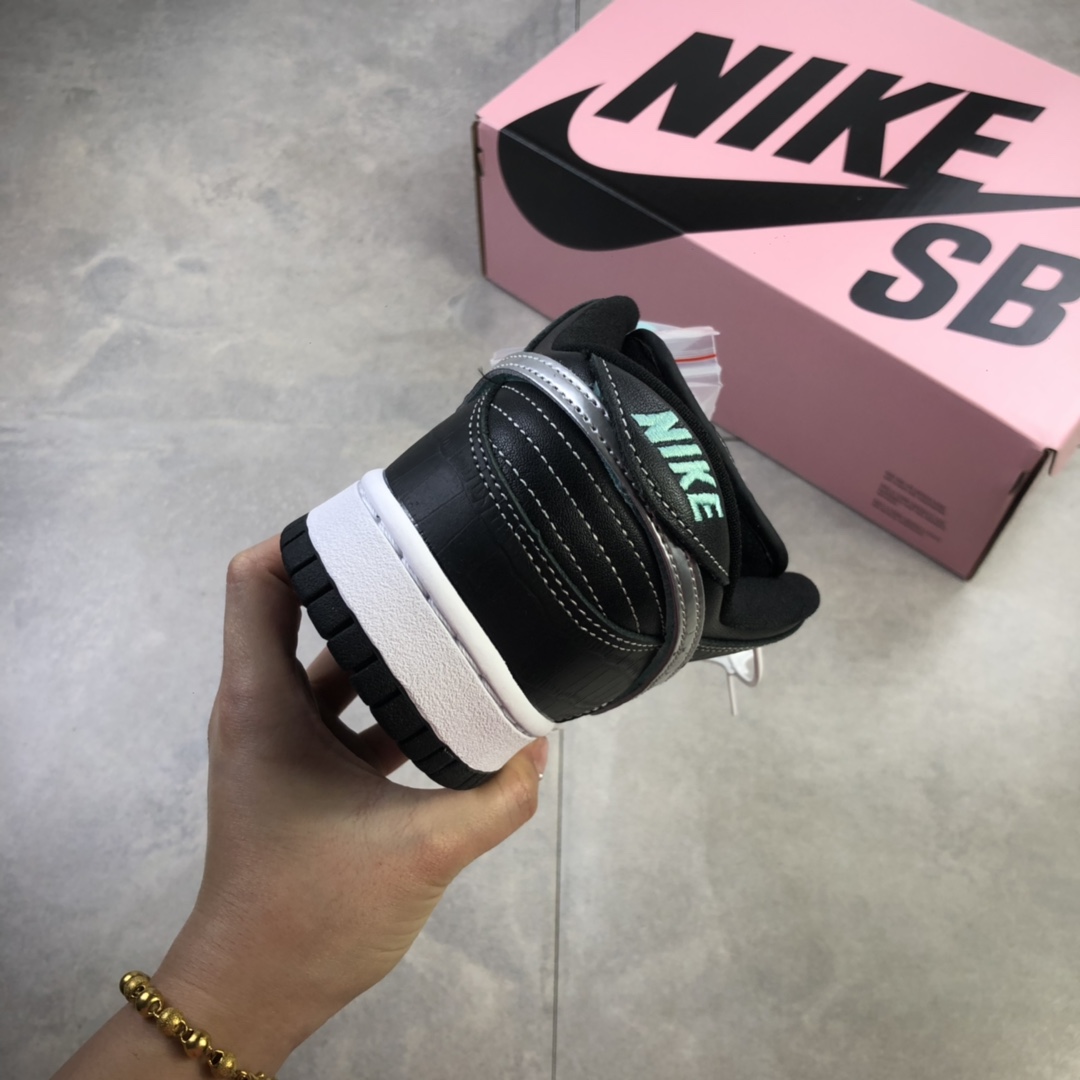 380  纯原 SB板鞋 钻石 黑银色 NIKE SB DUNK PRO QS 钻石 BV1310-001