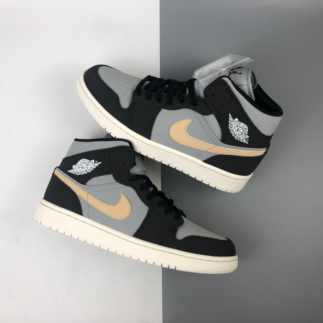 240 Air Jordan 1 Mid AJ1乔丹一代中帮经典复古文化休闲运动篮球鞋BQ6472-020