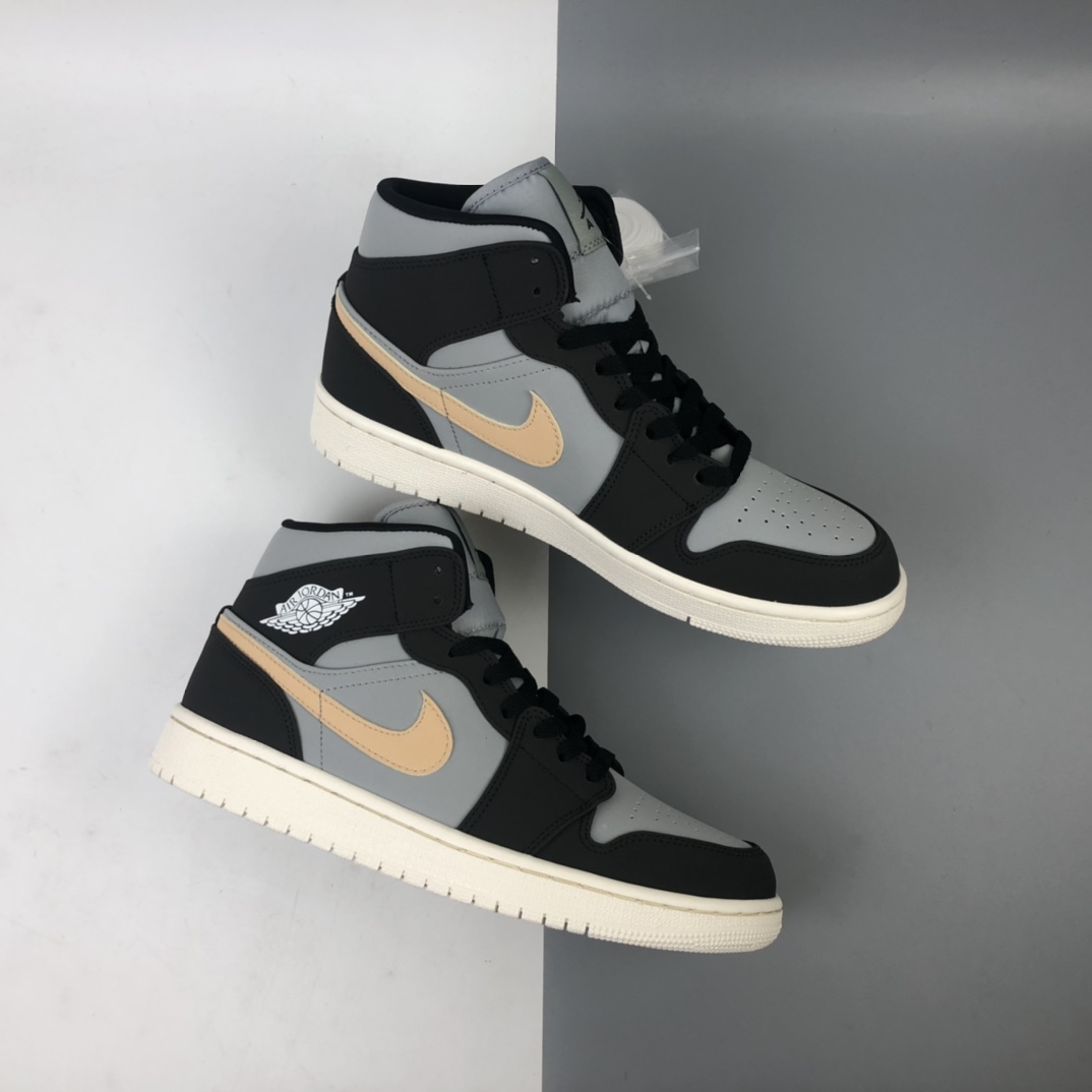 240 Air Jordan 1 Mid AJ1乔丹一代中帮经典复古文化休闲运动篮球鞋BQ6472-020