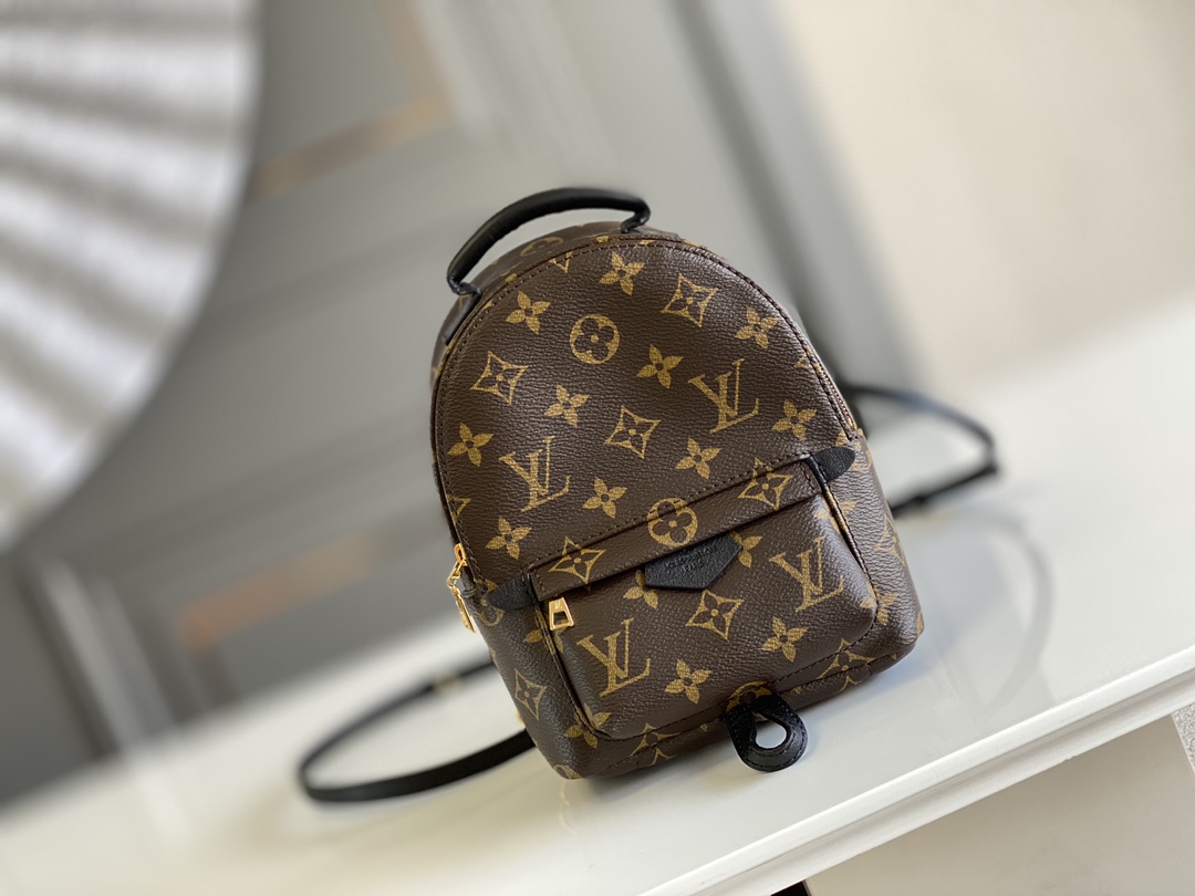 Louis Vuitton Bags Backpack Monogram Canvas Calfskin Cowhide Mini