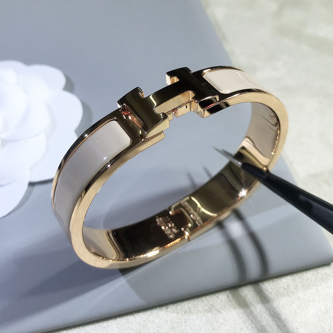 Hermes Jewelry Bracelet Rose Gold Polishing