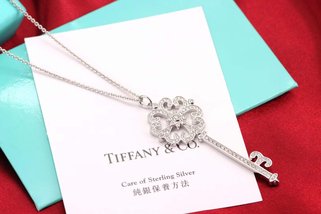Tiffany & Co. Tiffany&Co. key 樱花钥匙毛衣项链