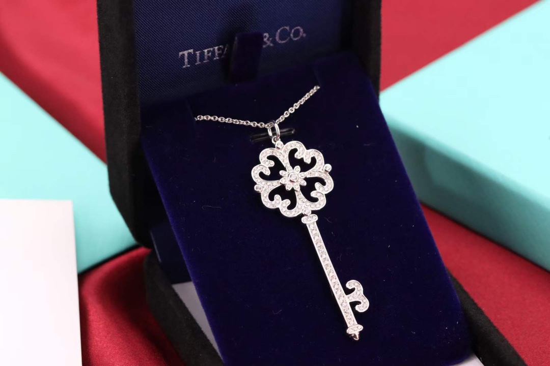 Tiffany & Co. Tiffany&Co. key 樱花钥匙毛衣项链
