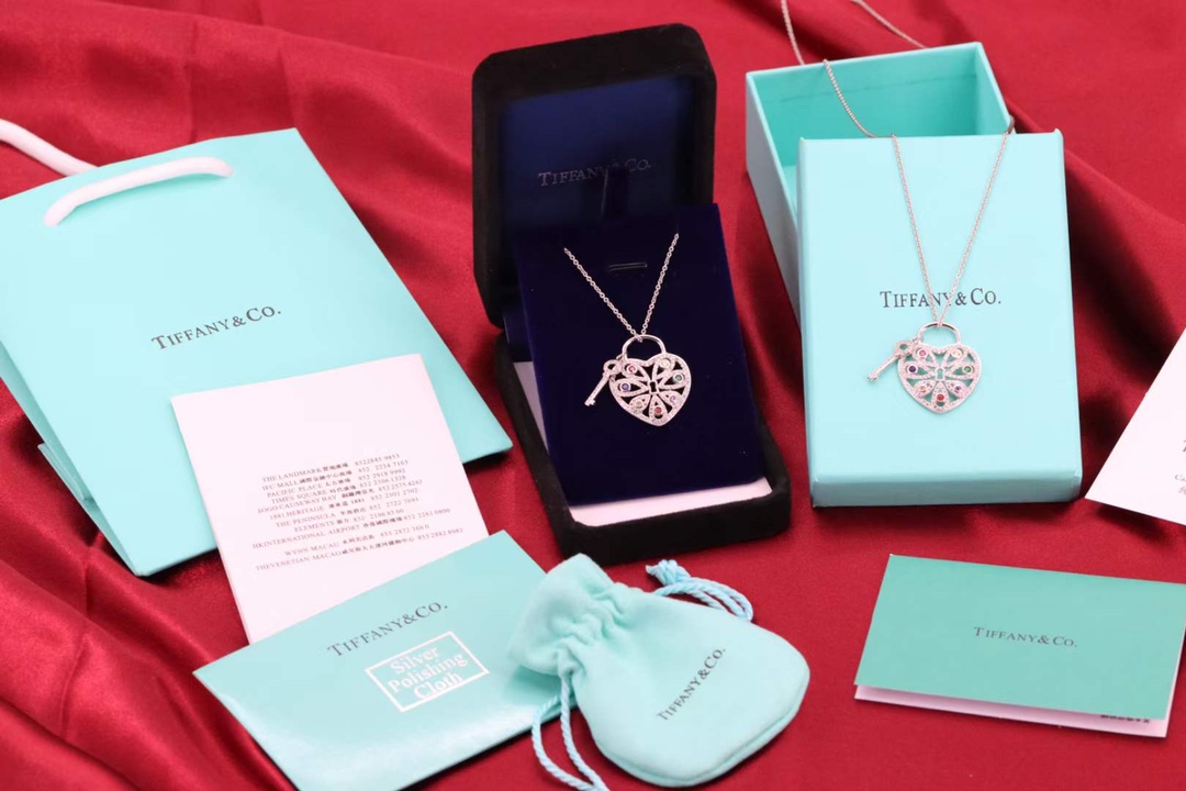 Tiffany & Co. Tiffany&Co. key 心锁钥匙毛衣项链