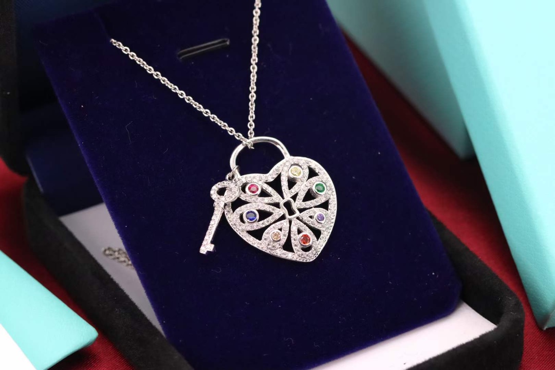 Tiffany & Co. Tiffany&Co. key 心锁钥匙毛衣项链