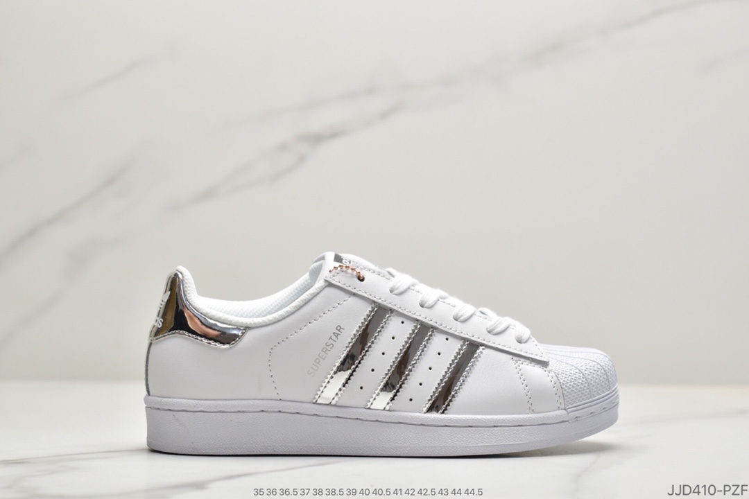 130 公司级 阿迪达斯Adidas  Superstar 经典金标贝壳头 C77124