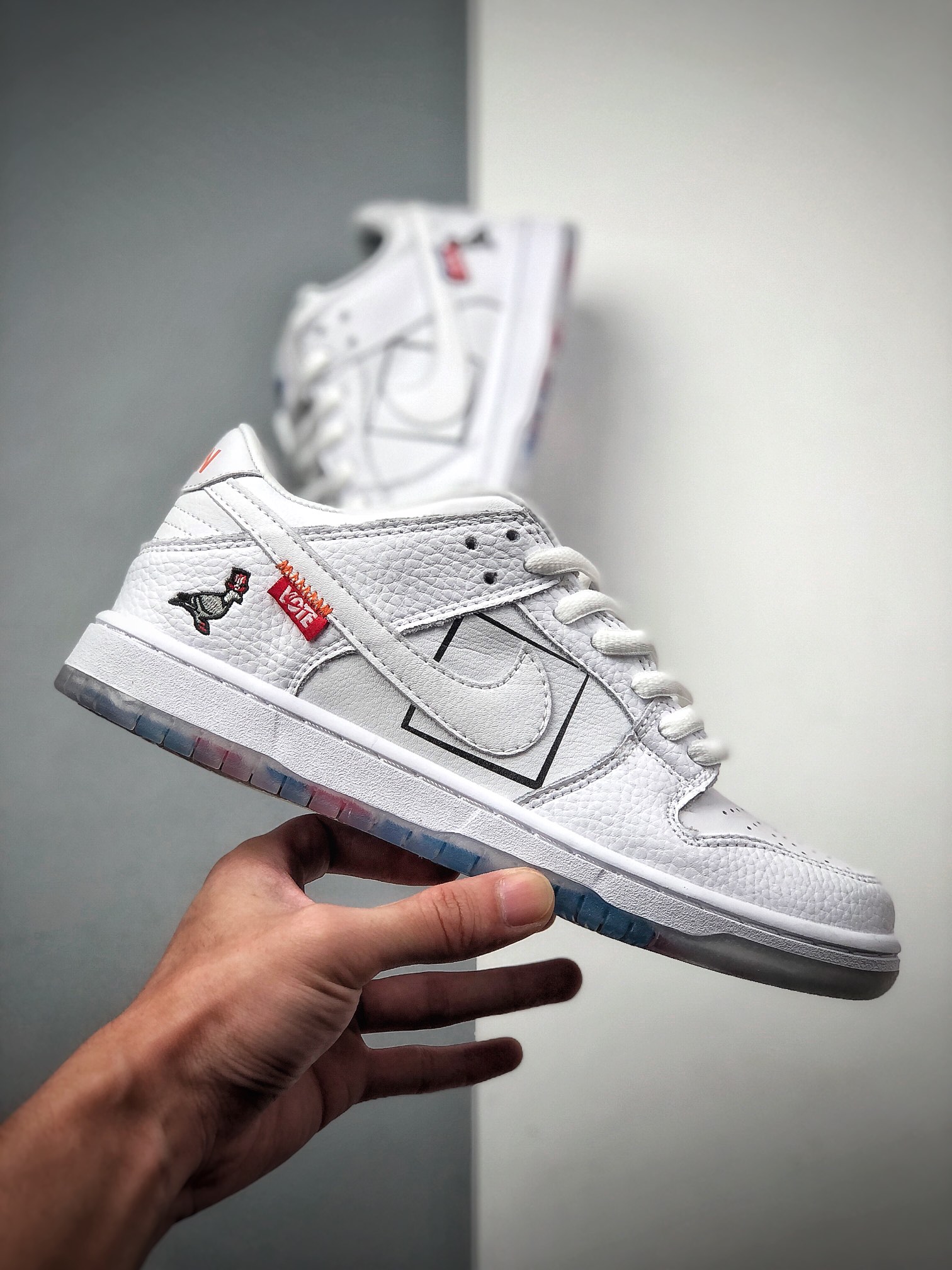 200  Nike Dunk SB Low White“Pigeon”白鸽子 SB低帮板鞋 883232-010