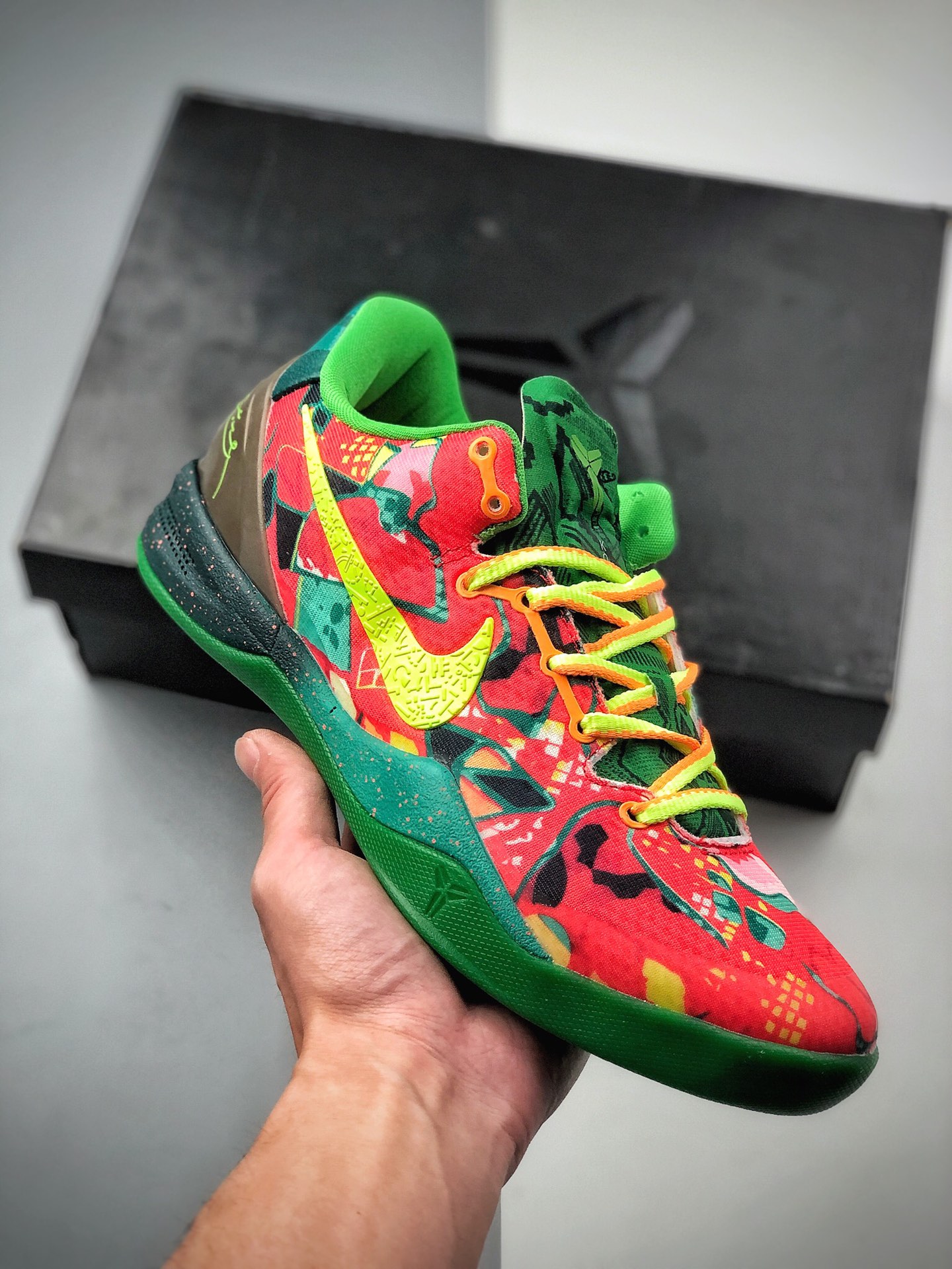 260  公司品质 耐克NIKE Kobe 8 SYSTEM PP  实战篮球鞋运动鞋 635438-800