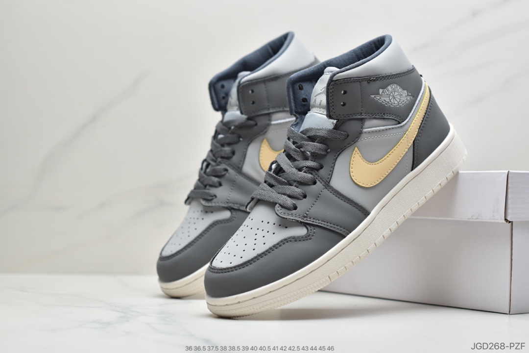 180 公司级乔丹Air Jordan 1 Mid 黑灰粉 AJ1 乔1 中帮百搭休闲运动板鞋BQ6472-020