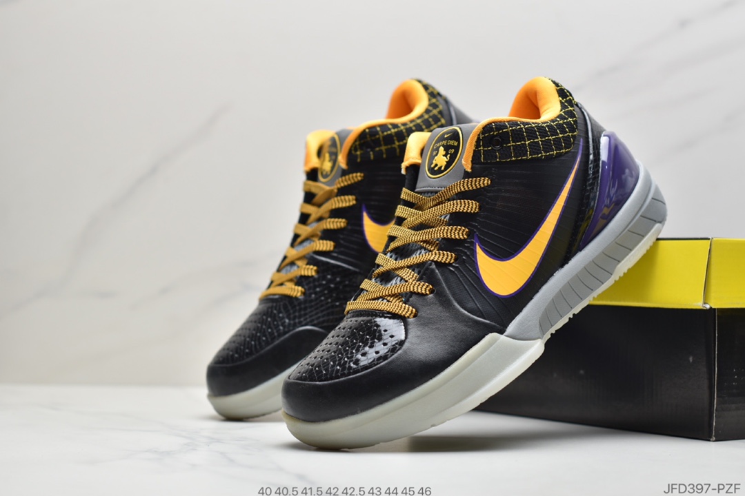 170 真标耐克 Nike Zoom Kobe 4科比4代实战篮球战靴AV6339-100