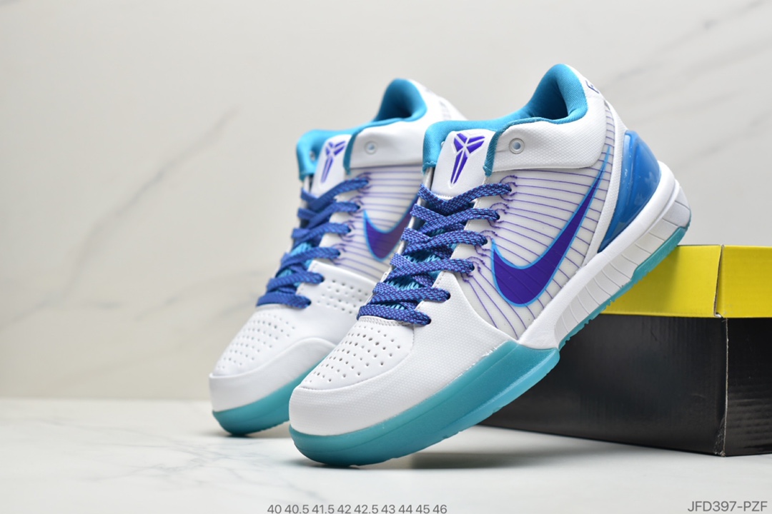 170 真标耐克 Nike Zoom Kobe 4科比4代实战篮球战靴AV6339-100