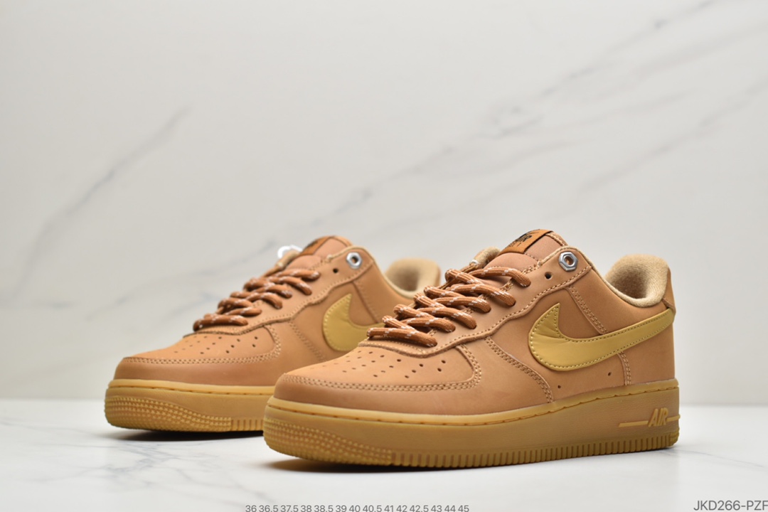 160 公司级Air Force 1 Low 07 LV8”Wheat / Flax”小麦空军一号低帮 CJ9179-200