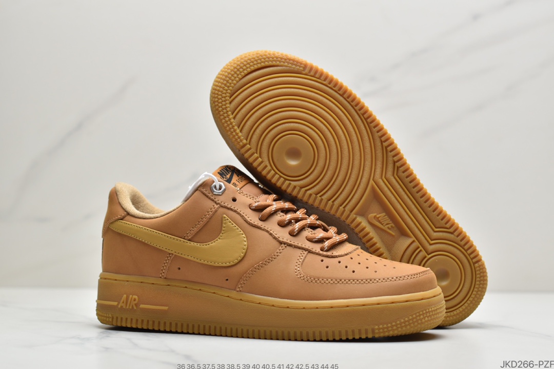 160 公司级Air Force 1 Low 07 LV8”Wheat / Flax”小麦空军一号低帮 CJ9179-200