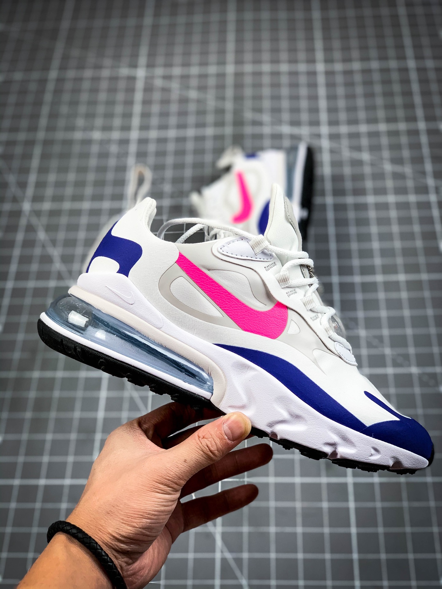 200 Nike Max 270 React 混合科技半掌气垫 CU7833-101