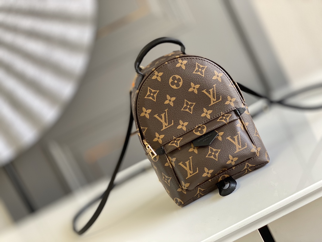 Louis Vuitton Bags Backpack Monogram Canvas Calfskin Cowhide Mini