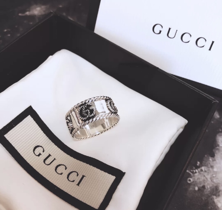 NO:100803,Gucci ring material s925 silver precision version, Gucci ring, gucci ring19860909古驰光身戒指 材质s925银精工版,古驰戒指,gucci,ring,Jewelry