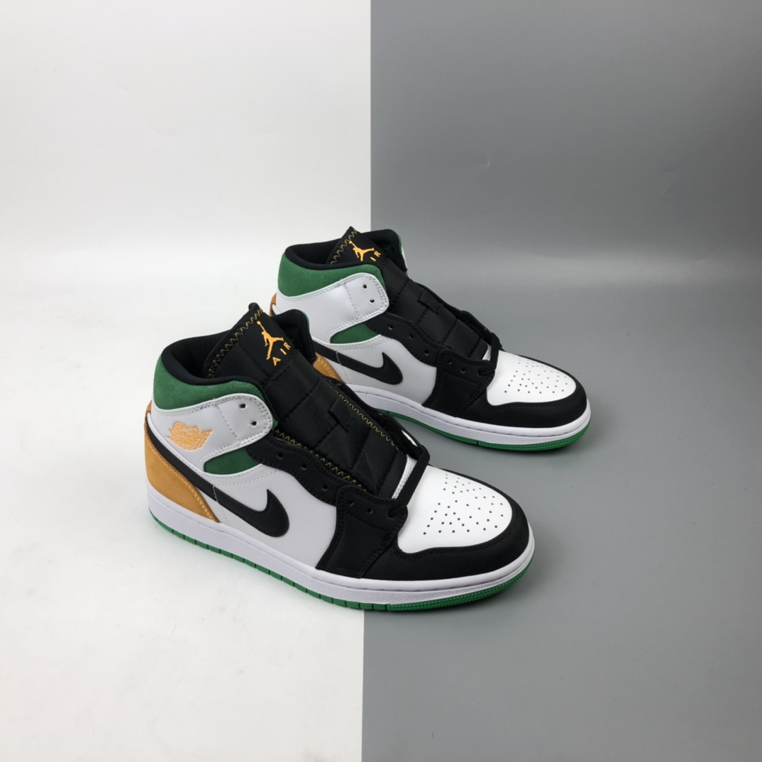 240 Air Jordan 1 Mid AJ1 乔1 中帮百搭休闲运动板鞋 852542-101