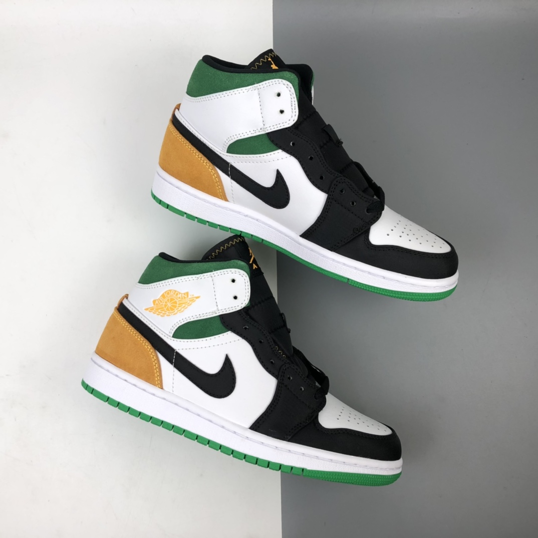 240 Air Jordan 1 Mid AJ1 乔1 中帮百搭休闲运动板鞋 852542-101