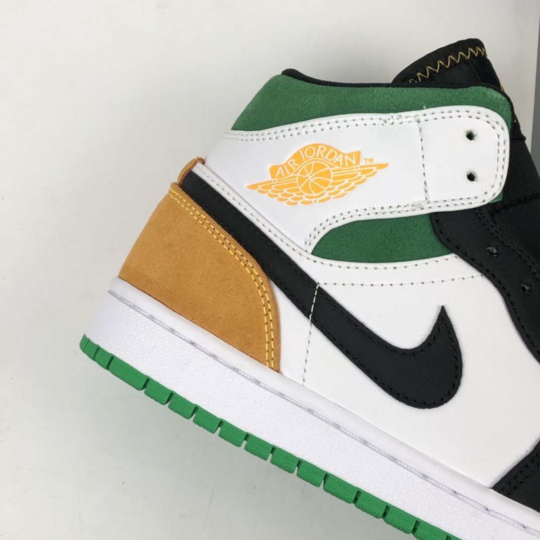 240 Air Jordan 1 Mid AJ1 乔1 中帮百搭休闲运动板鞋 852542-101