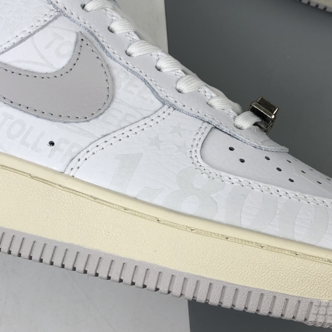 200 NK Air Force 1'07 Premium ”Toll Free”空军一号经典低帮百搭休闲运动板鞋 CJ1631-100