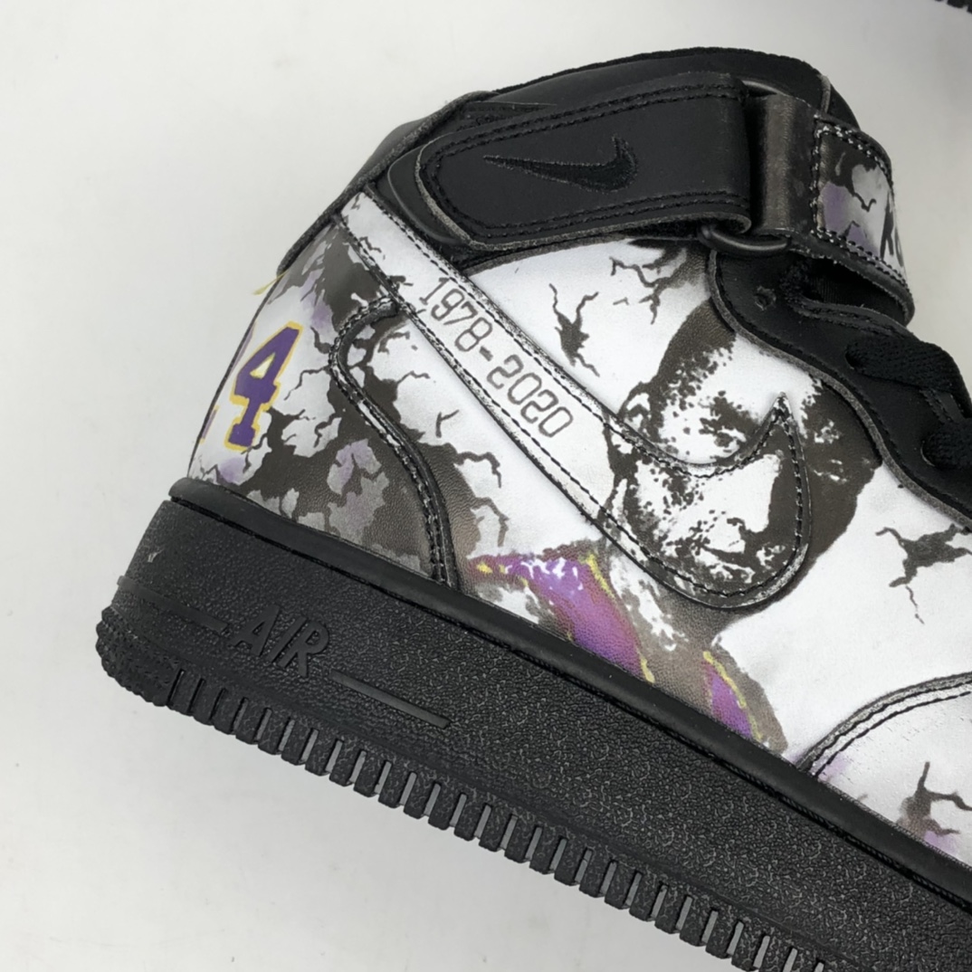 220  NK Air Force 1 HIGH ’07 LV8 2  Kobe 科比纪念款 空军一号中帮运动休闲板鞋  AQ8021-002