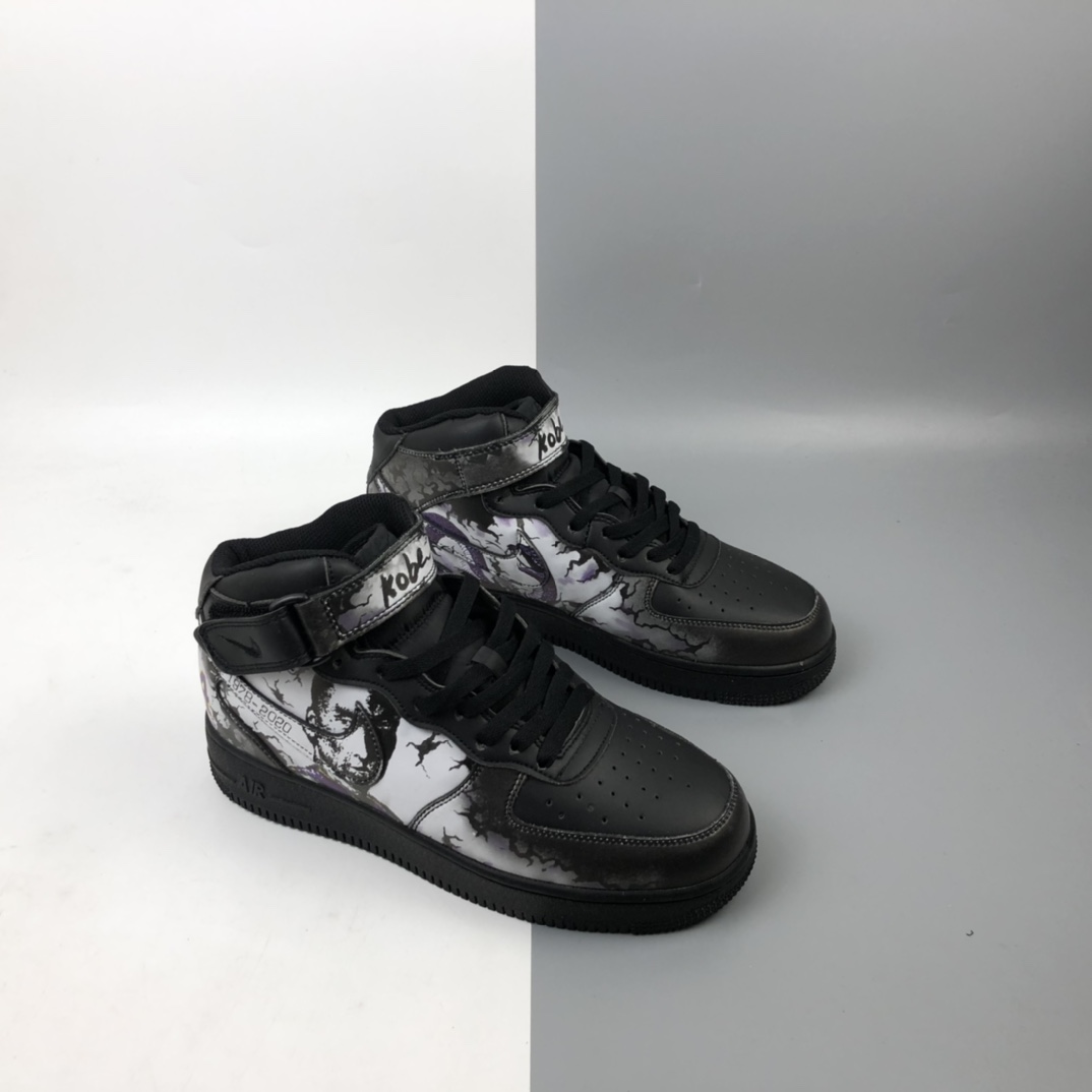 220  NK Air Force 1 HIGH ’07 LV8 2  Kobe 科比纪念款 空军一号中帮运动休闲板鞋  AQ8021-002