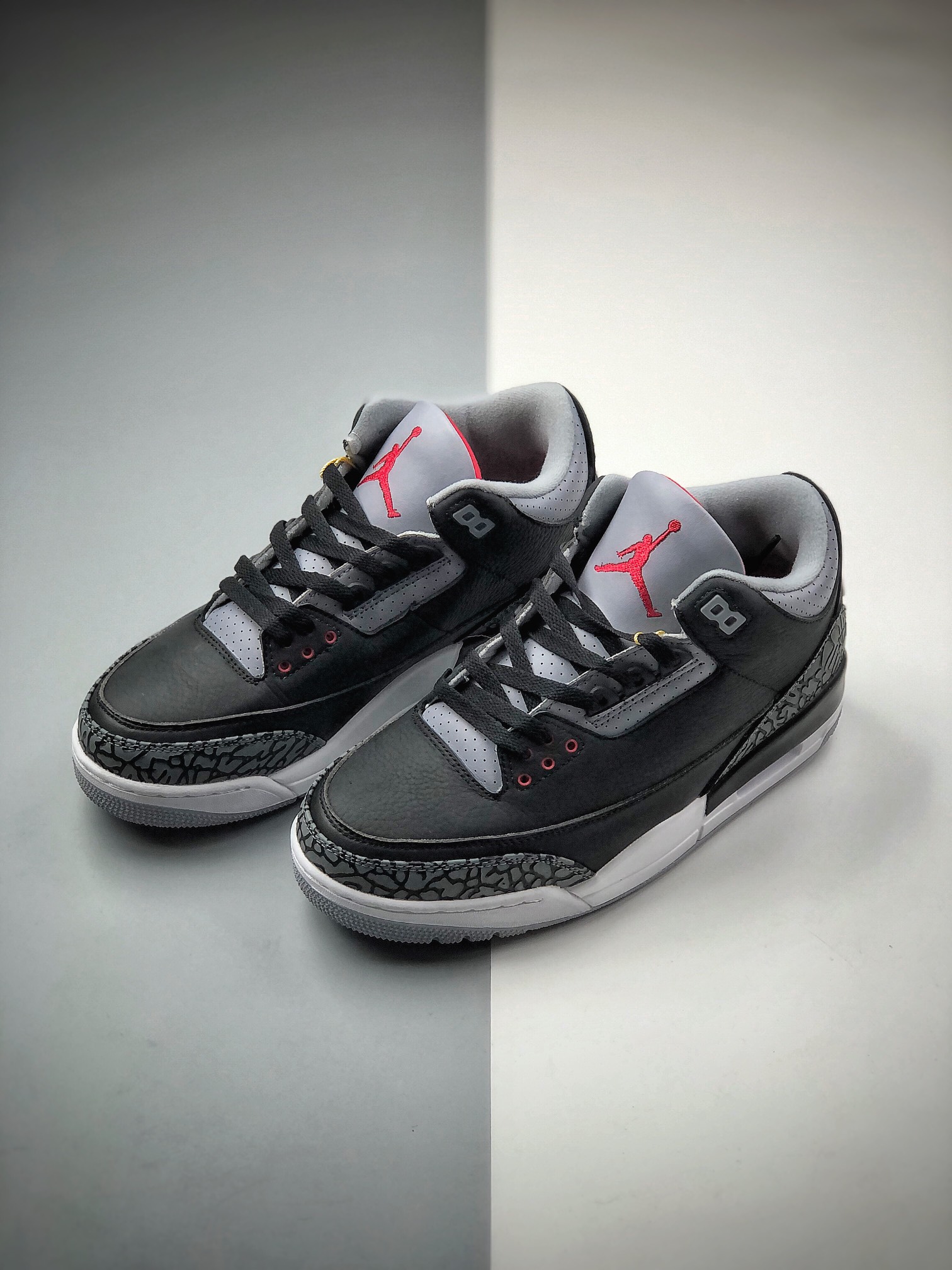 240  Air Jordan 3 Retro Black Cement(2018)黑水泥 854262-001