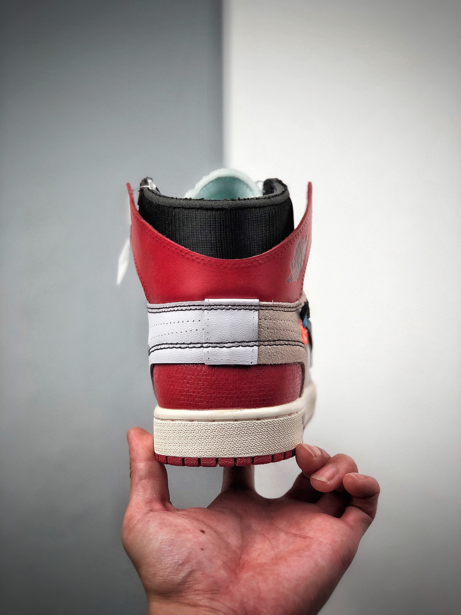 300  Air Jordan 1 X OFF-WHITE 高帮 白红联名 AJ1 乔丹1代 AA3834-101