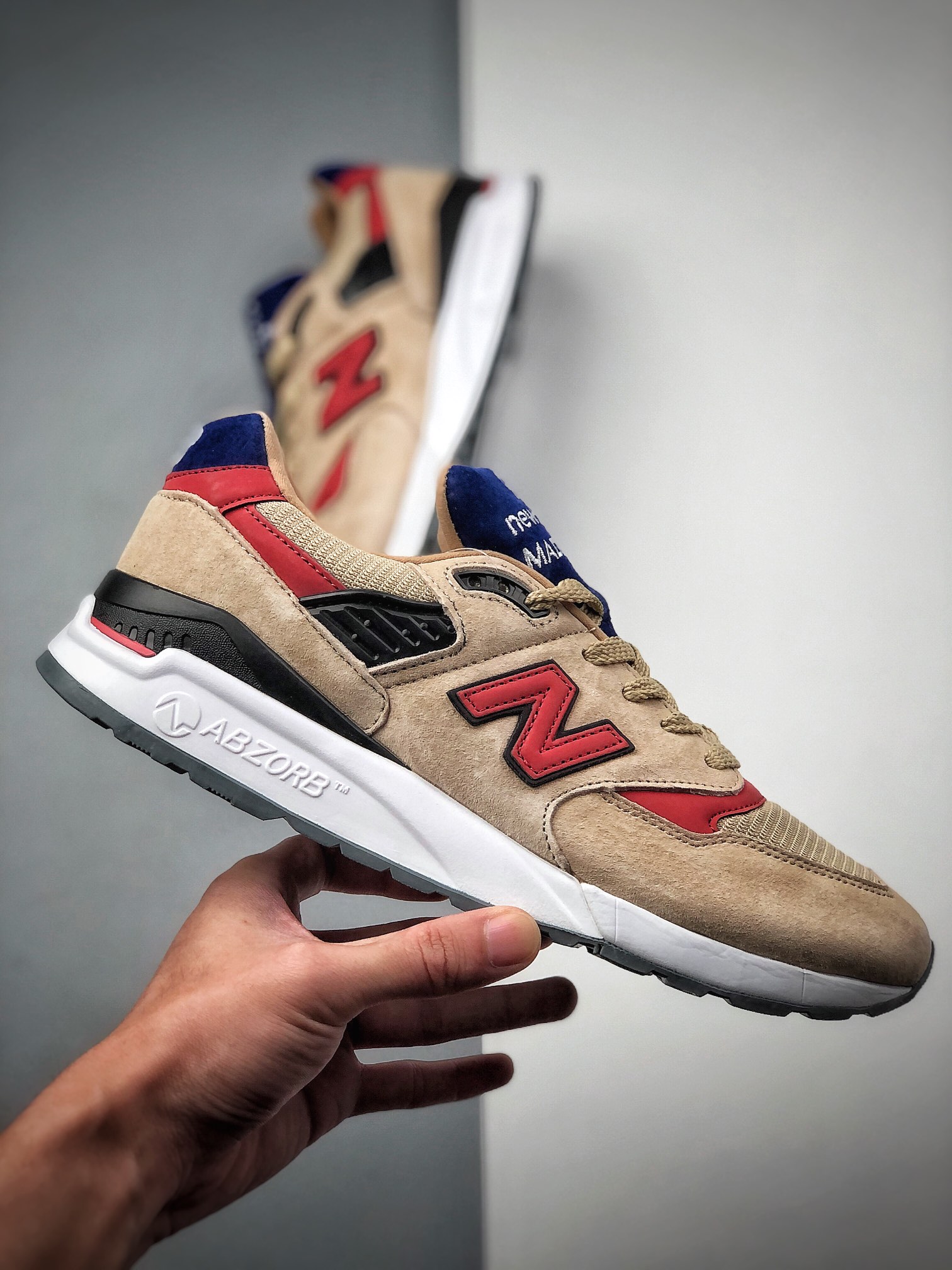 200 慢跑鞋之王”荣耀回归，NB新百伦New Balance M998高端美产血统系列经典复古休闲运动慢跑鞋