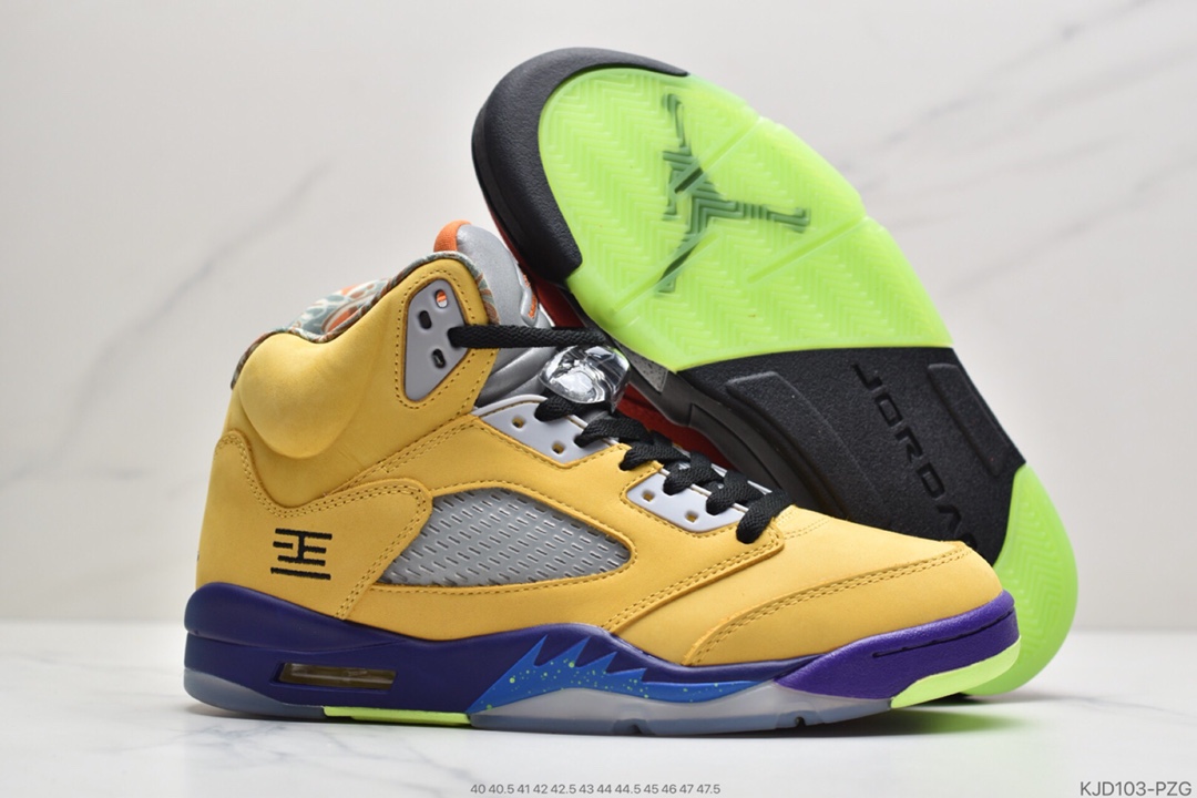 450 公司级乔丹 AJ5 鸳鸯 红黄色 Air Jordan 5 “What The”鸳鸯整CZ5725-700-莆田鞋,莆田鞋货源,高仿鞋,高仿鞋货源,安福档口,莆田高仿鞋,莆田鞋批发,高仿鞋批发,莆田高仿运动鞋,高仿运动鞋,莆田运动鞋 450 公司级乔丹 AJ5 鸳鸯 红黄色 Air Jordan 5 “What The”鸳鸯整CZ5725-700
