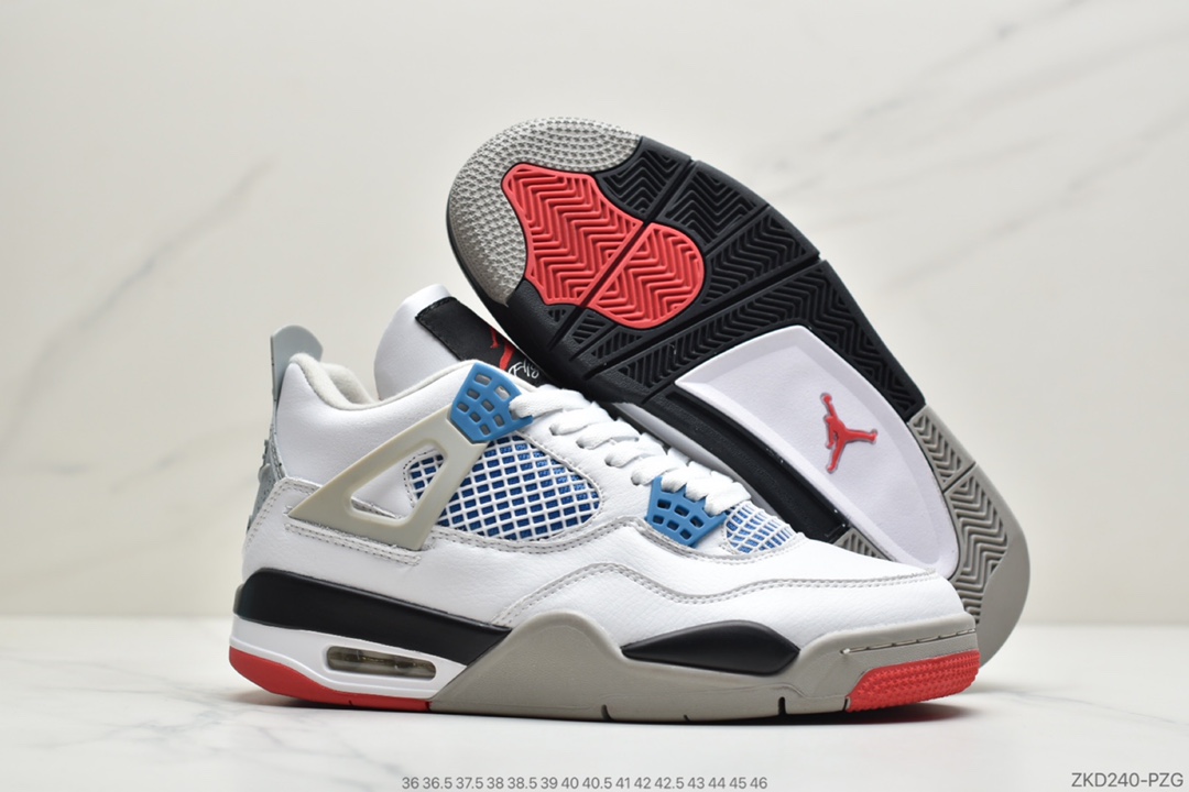 270 公司级Air Jordan 4 Tattoo “What The”乔4而眼前这款 Air Jordan 4 “What The” 则是今年年底最为重磅的配色308497-103