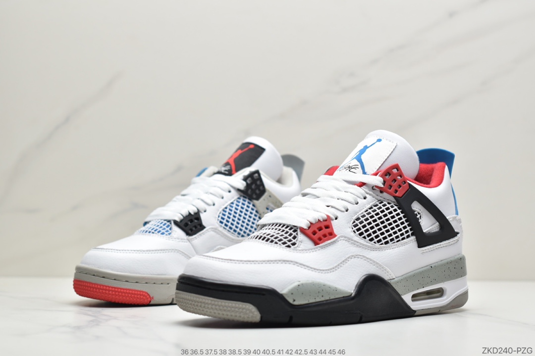 270 公司级Air Jordan 4 Tattoo “What The”乔4而眼前这款 Air Jordan 4 “What The” 则是今年年底最为重磅的配色308497-103
