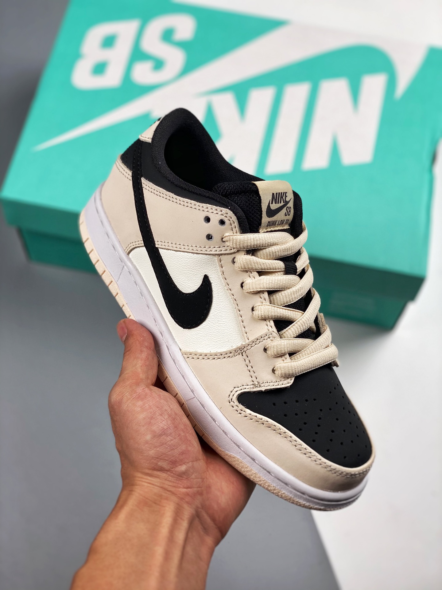 Nike SB Dunk High Pro Serie blanco crema Con cámara de aire ZoomAir suave y cómoda en el interior, absorbe eficazmente …