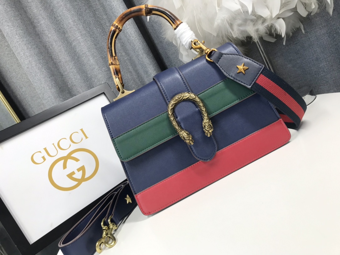 IG家 早春新作 竹節包 - 輝く鹿纹牛皮使用