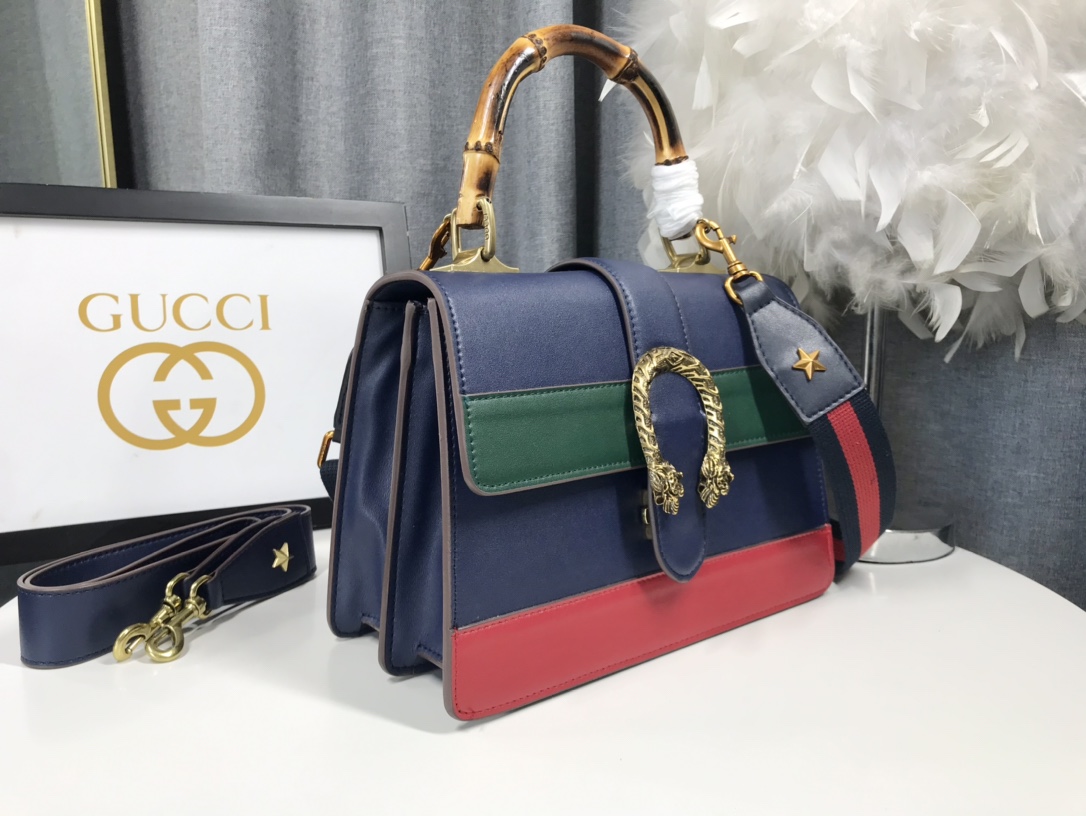 IG家 早春新作 竹節包 - 輝く鹿纹牛皮使用