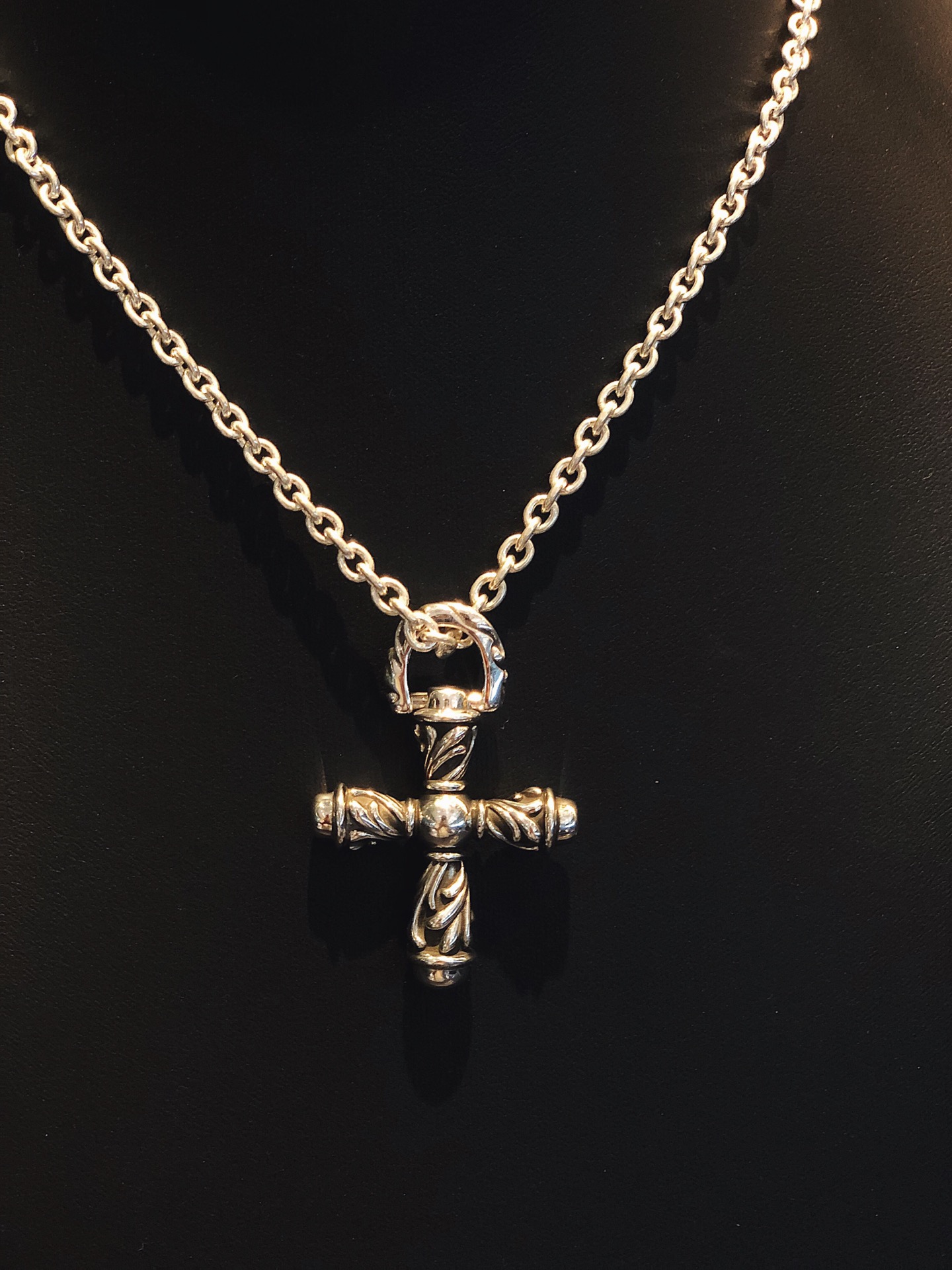 Chrome Hearts 开版 认准独家拍摄 (MZ)【新品上架】𝐂𝐡𝐫𝐨𝐦𝐞 𝐡𝐞𝐚𝐫𝐭𝐬 克罗心 降魔杵项链