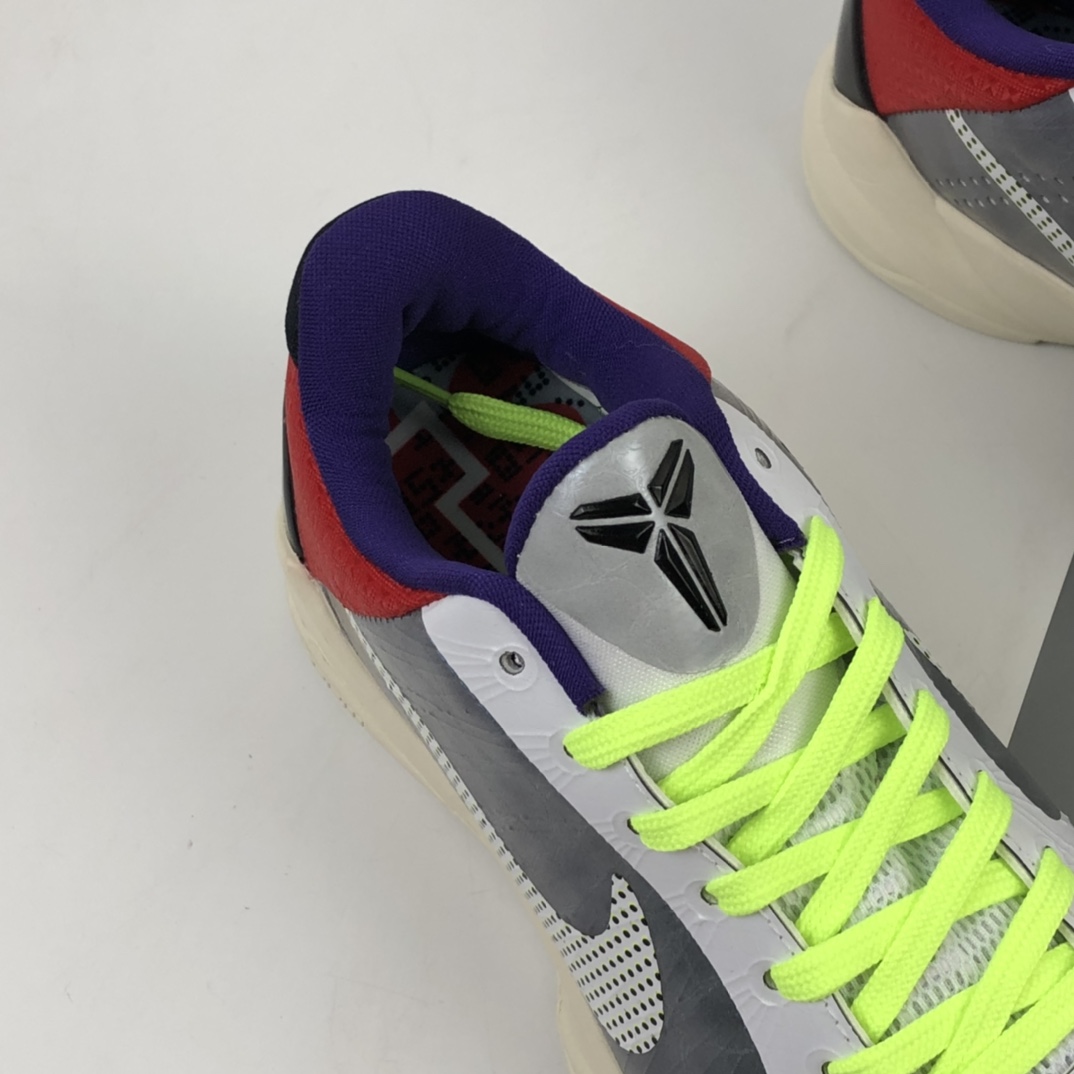 240 Nk Kobe 5 Lakers 科比5代 低帮篮球鞋/塔克 灰白蓝红拼色 CD4991-004