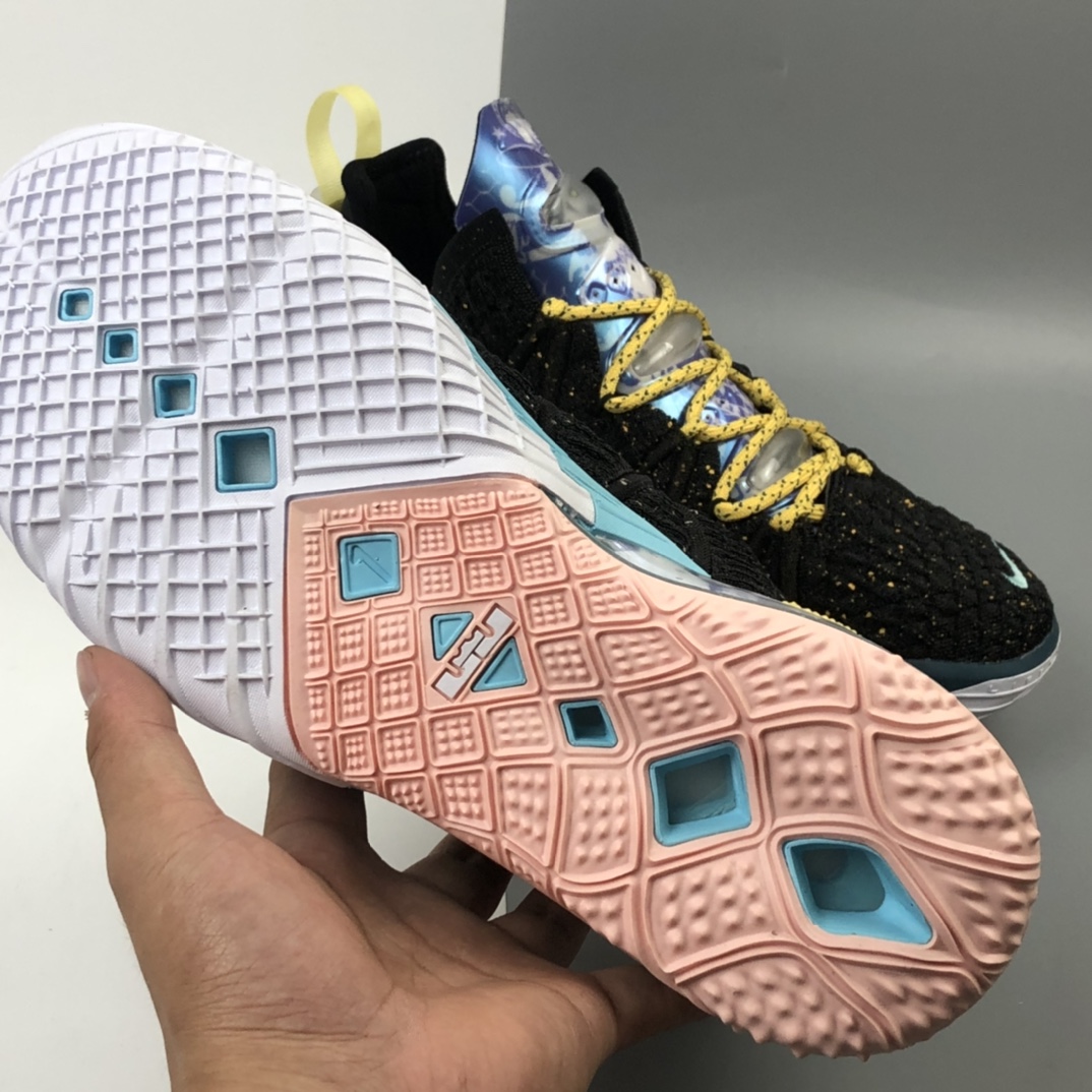 280 Nk LeBron 18 Reflections EP 詹姆斯18代男子篮球鞋  黑面青花纹 DB7644-003