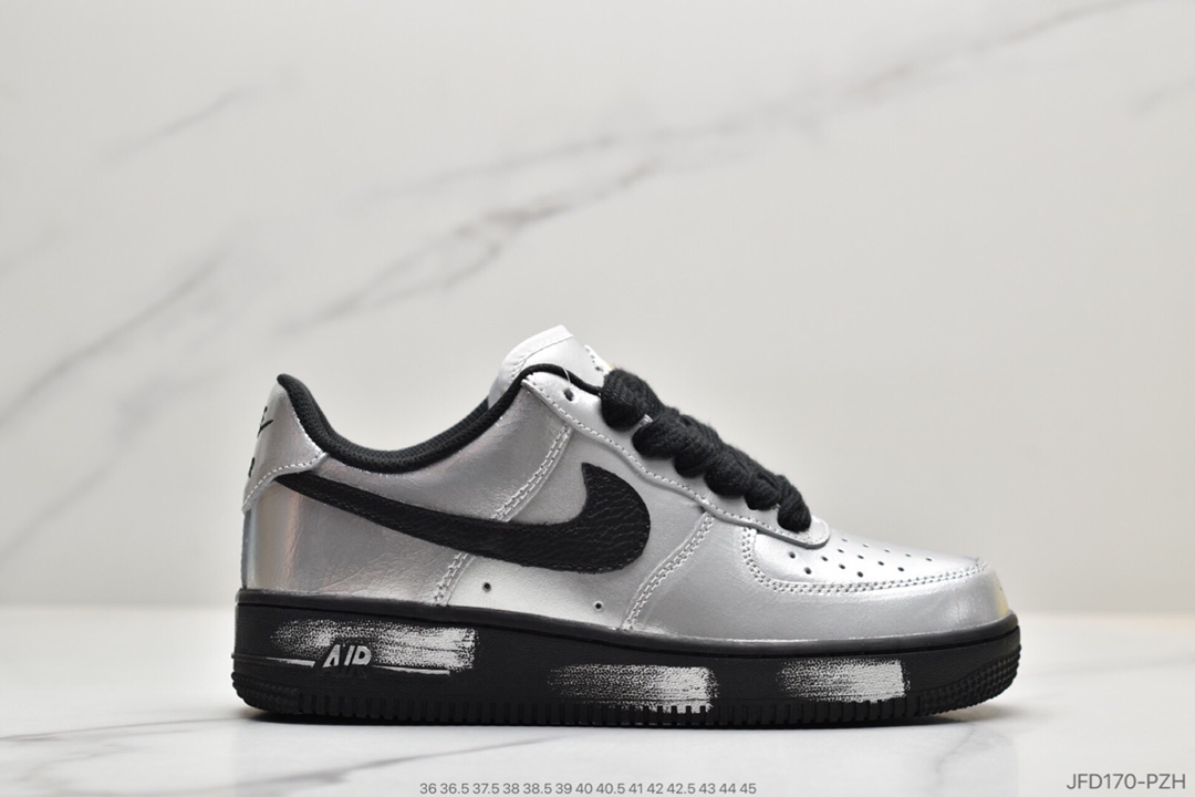 180 公司级耐克PEACEMINUSONE x Nike Air Force 1 Low 权志龙联名刮刮乐 空军一号滑板鞋 DD3223-100