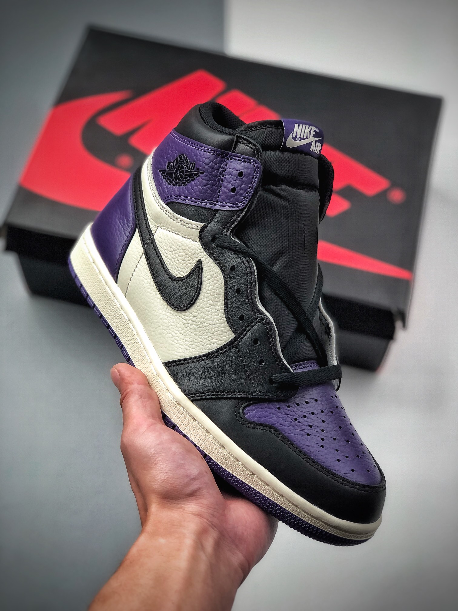 Producido por una gran fábrica, colores completos, Air Jordan 1 de nuevo desarrollo, comparación con el zapato original…