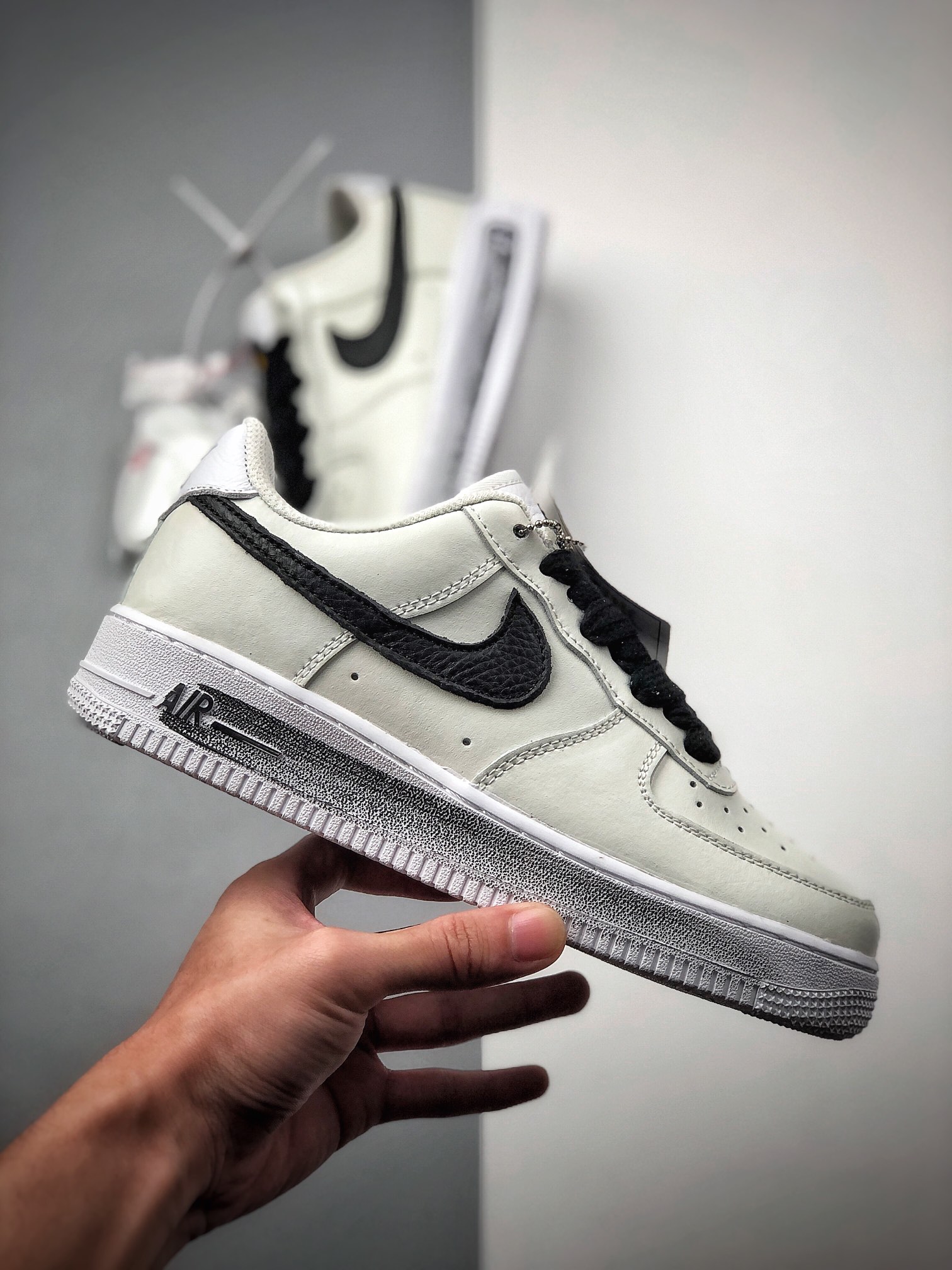 220 PEACEMINUSONE x Nike Air Force 1 '07 Low ”白黑”空军低帮经典百搭休闲运动板鞋DD3223-100