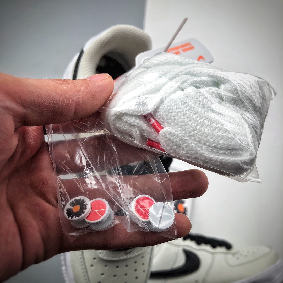 220 PEACEMINUSONE x Nike Air Force 1 '07 Low ”白黑”空军低帮经典百搭休闲运动板鞋DD3223-100