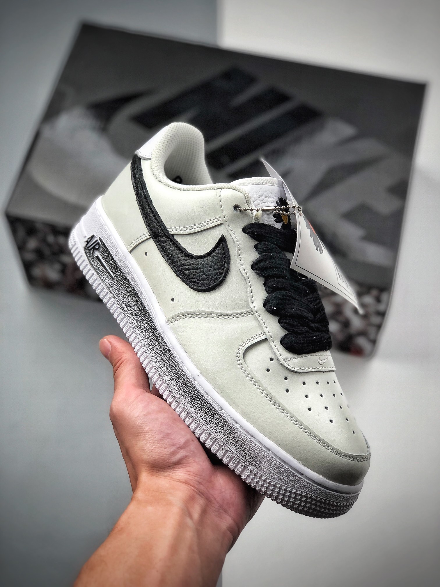 220 PEACEMINUSONE x Nike Air Force 1 '07 Low ”白黑”空军低帮经典百搭休闲运动板鞋DD3223-100