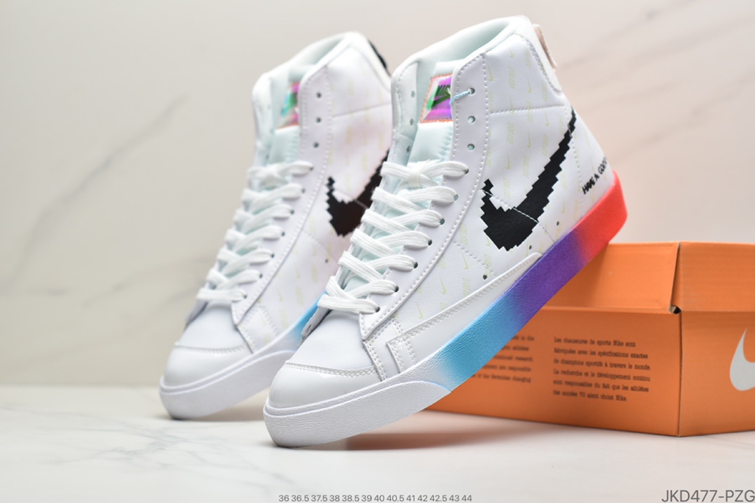 160 公司级耐克Nike Blazer Mid ’77 Vintage“ Have A Good Game”电玩像素 英雄联盟 开拓者高帮休闲板鞋 DC3280-101